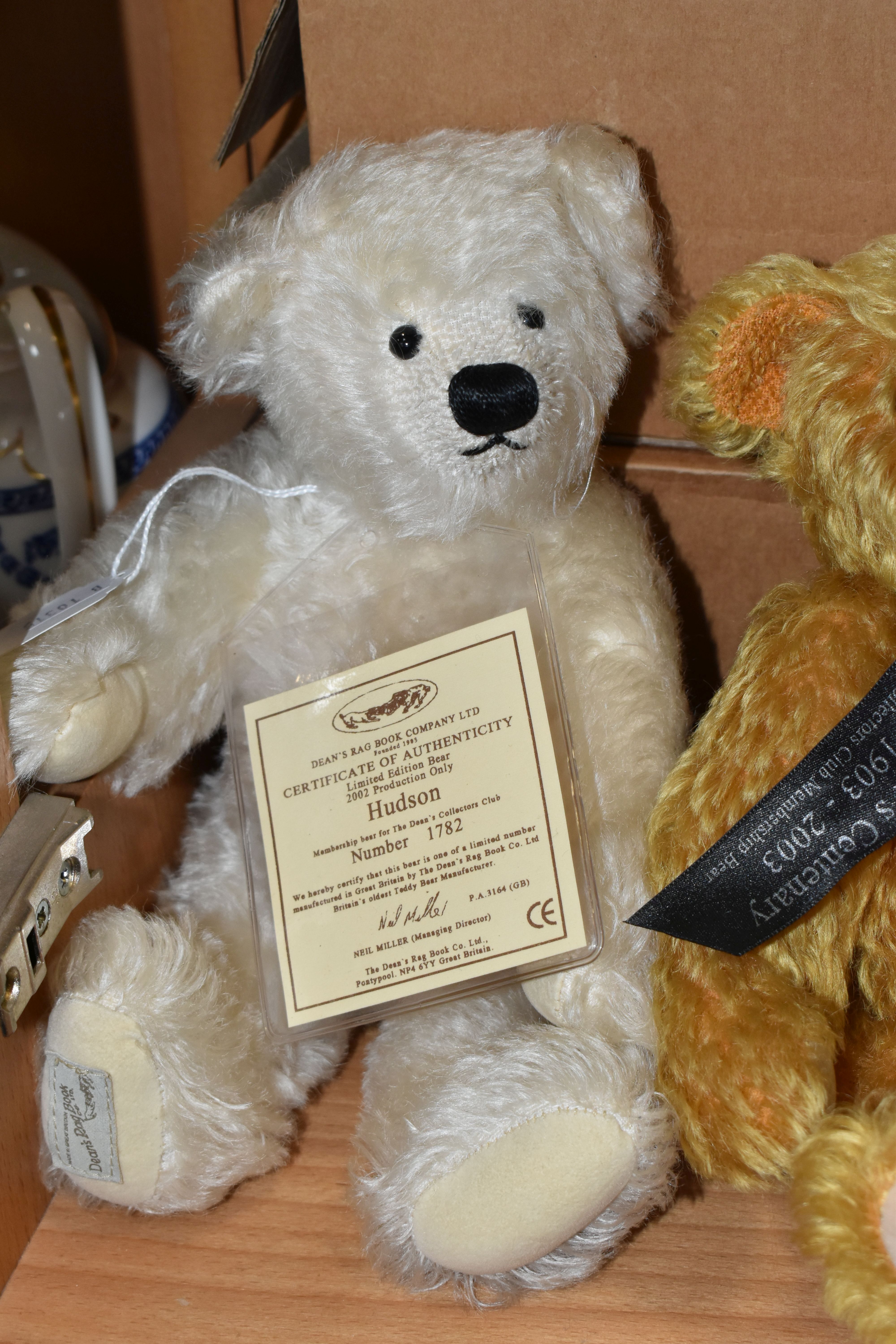 THREE BOXED DEAN'S RAG BOOK LIMITED EDITION TEDDY BEARS, membership bears for The Dean's - Image 2 of 4