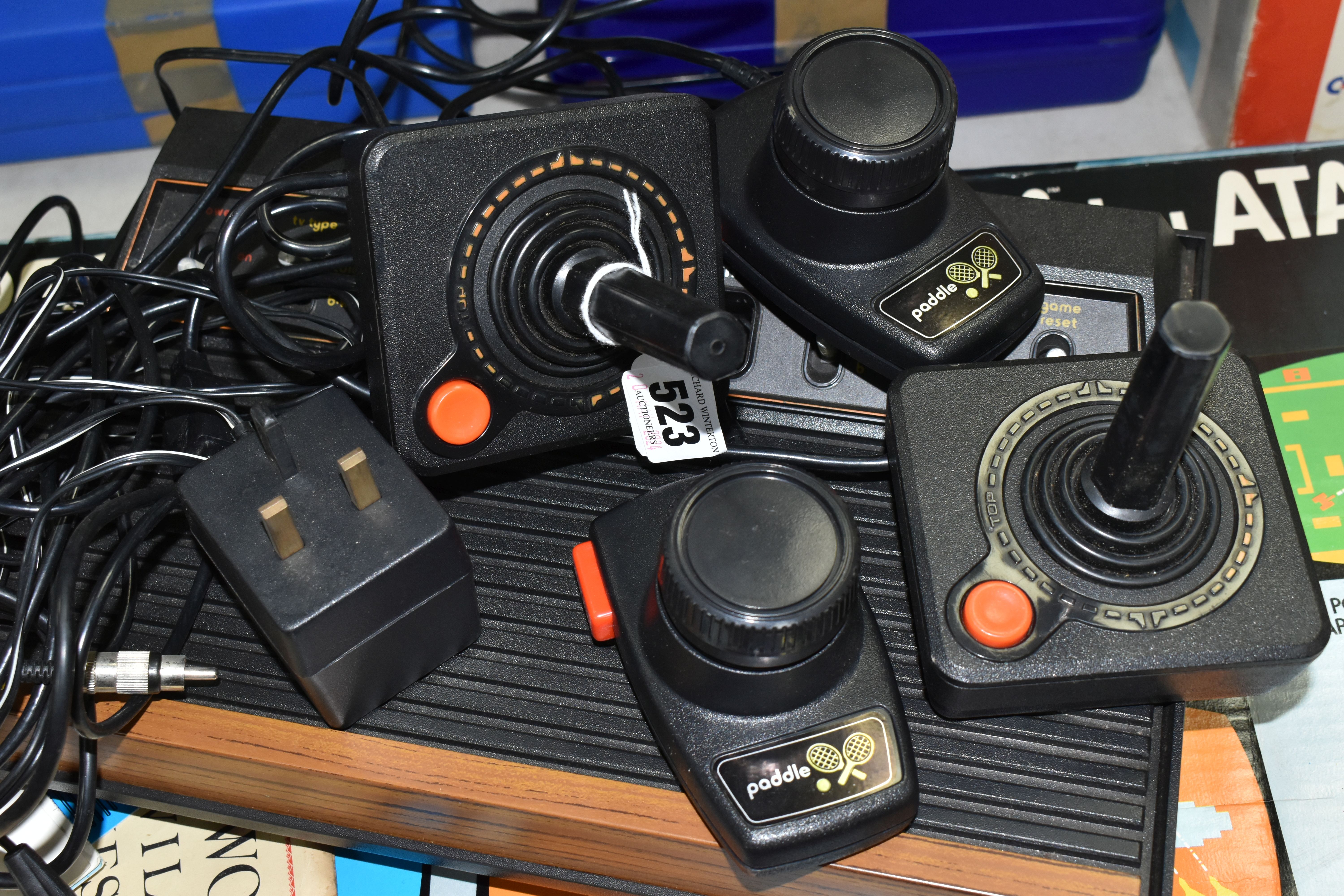 ATARI VCS BOXED, includes power supply and controllers but no games, everything untested, with - Image 6 of 6