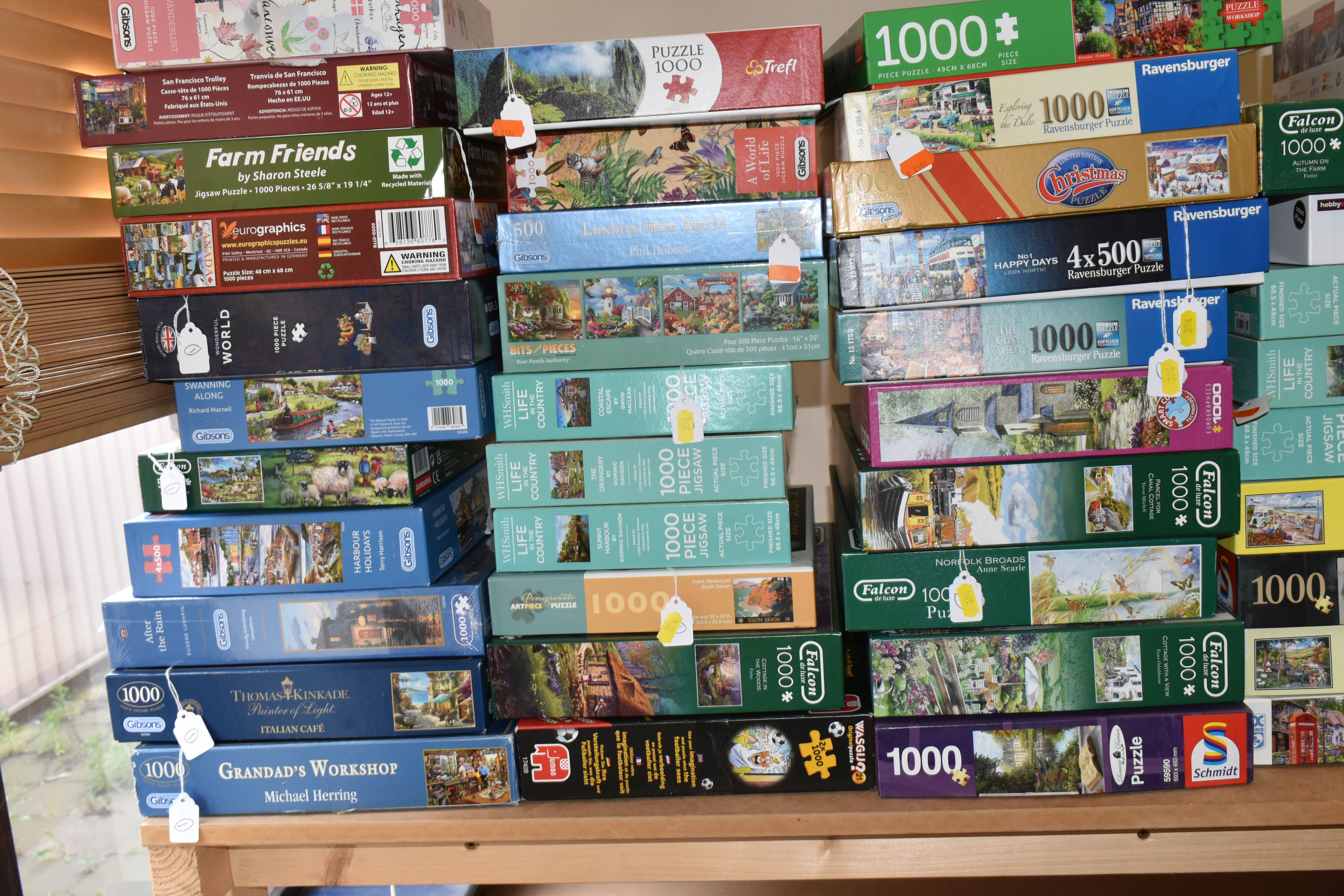A COLLECTION OF MODERN BOXED JIGSAWS, to include examples by Ravensburger, Jumbo (Wasgij), - Image 3 of 4
