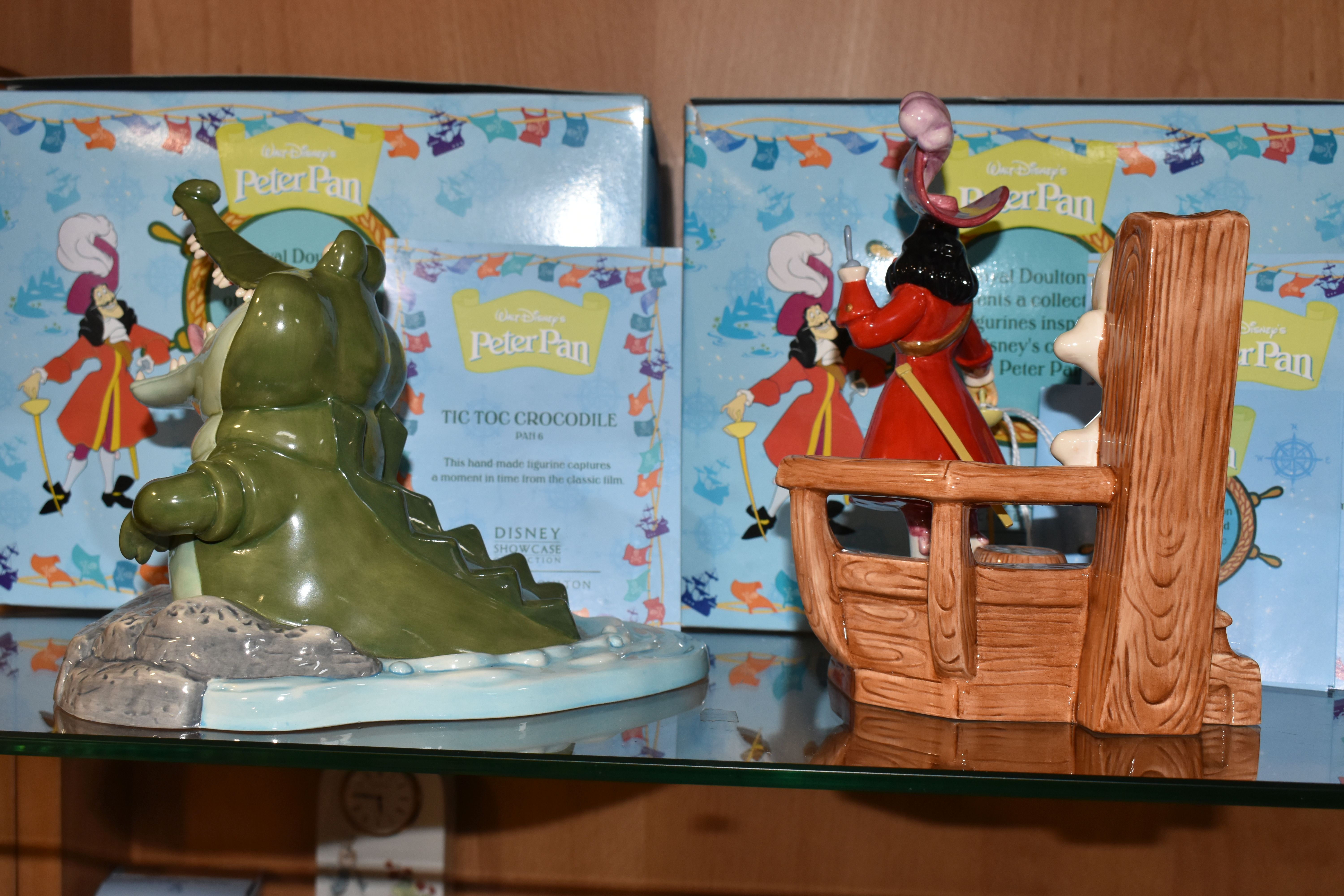 TWO BOXED ROYAL DOULTON DISNEY SHOWCASE COLLECTION 'WALT DISNEY'S PETER PAN' FIGURES, comprising - Image 4 of 5