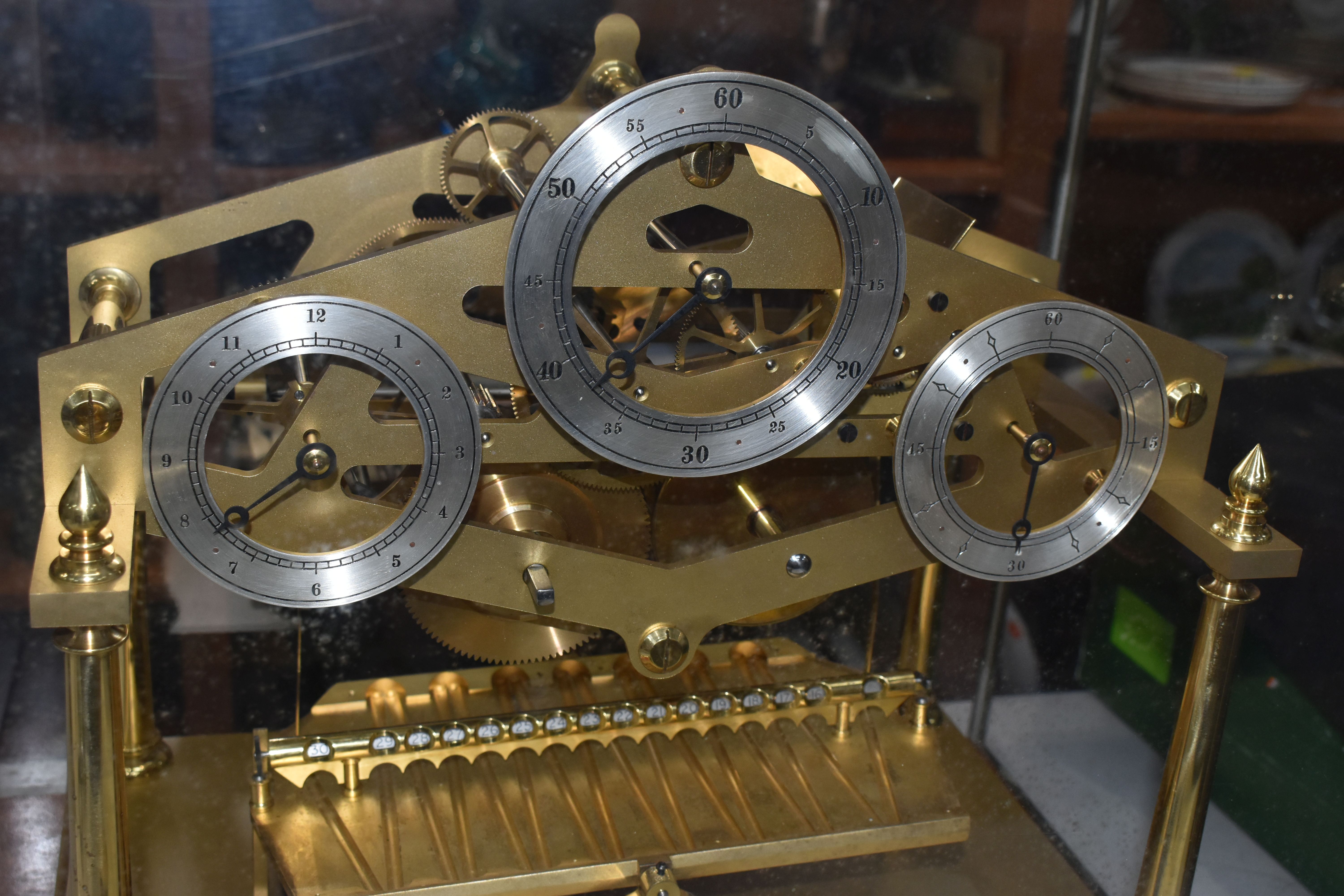 A LIMITED EDITION E. DENT & COMPANY LIMITED RE-CREATION OF THE CONGREVE ROLLING BALL CLOCK, - Image 4 of 18