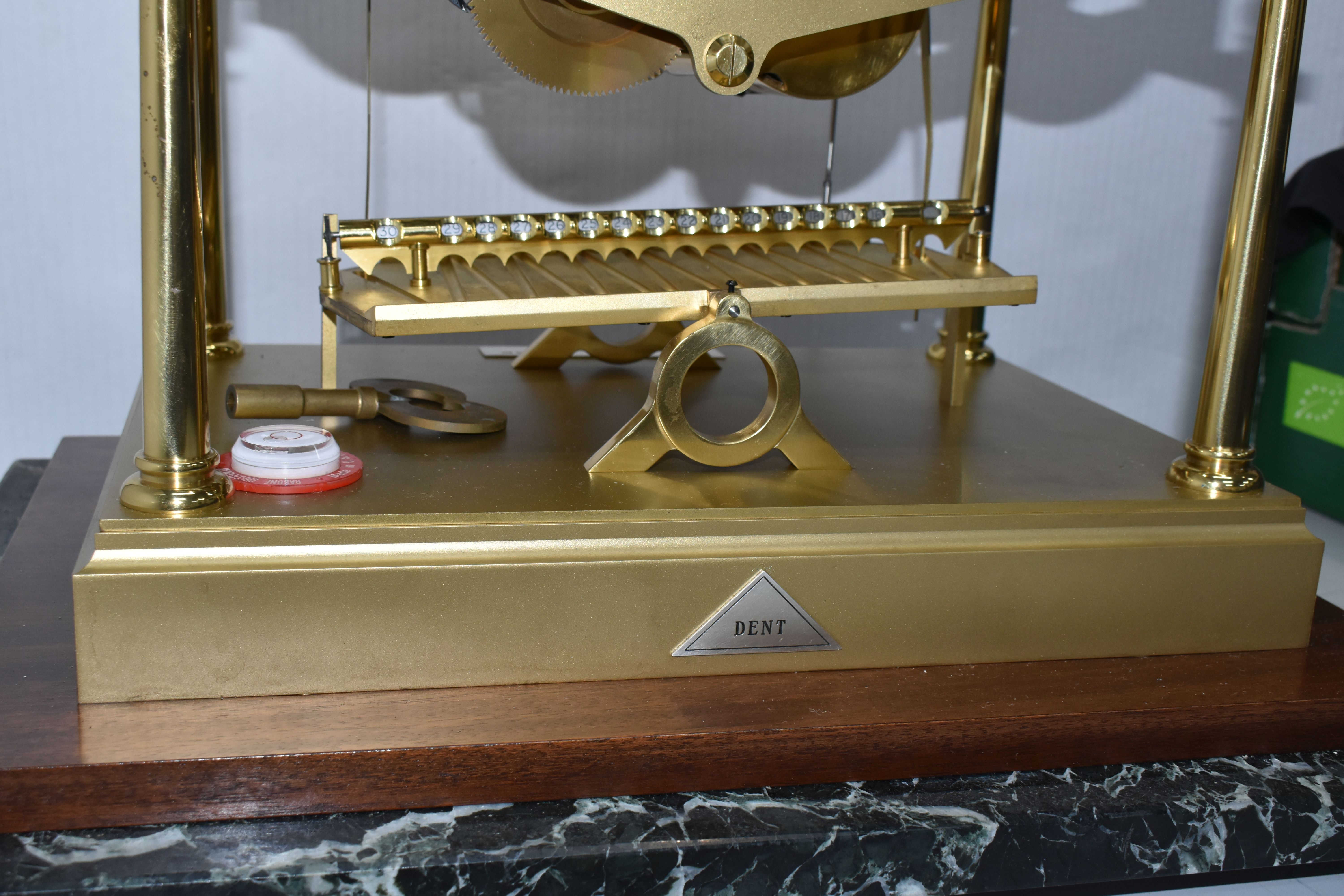 A LIMITED EDITION E. DENT & COMPANY LIMITED RE-CREATION OF THE CONGREVE ROLLING BALL CLOCK, - Image 9 of 18