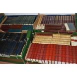 FIVE BOXES OF BOOKS containing over 150 miscellaneous titles in hardback format, subjects include