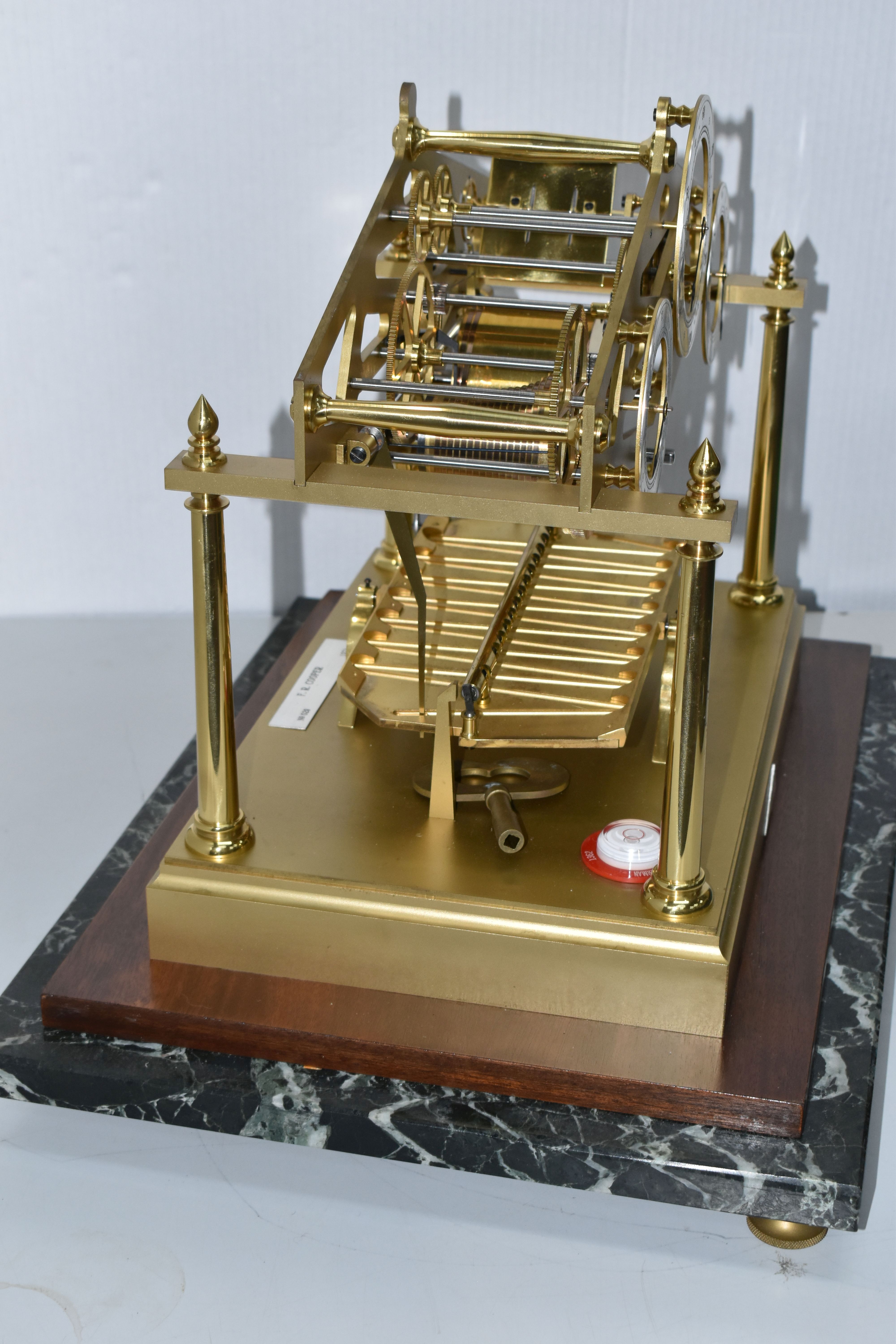 A LIMITED EDITION E. DENT & COMPANY LIMITED RE-CREATION OF THE CONGREVE ROLLING BALL CLOCK, - Image 11 of 18