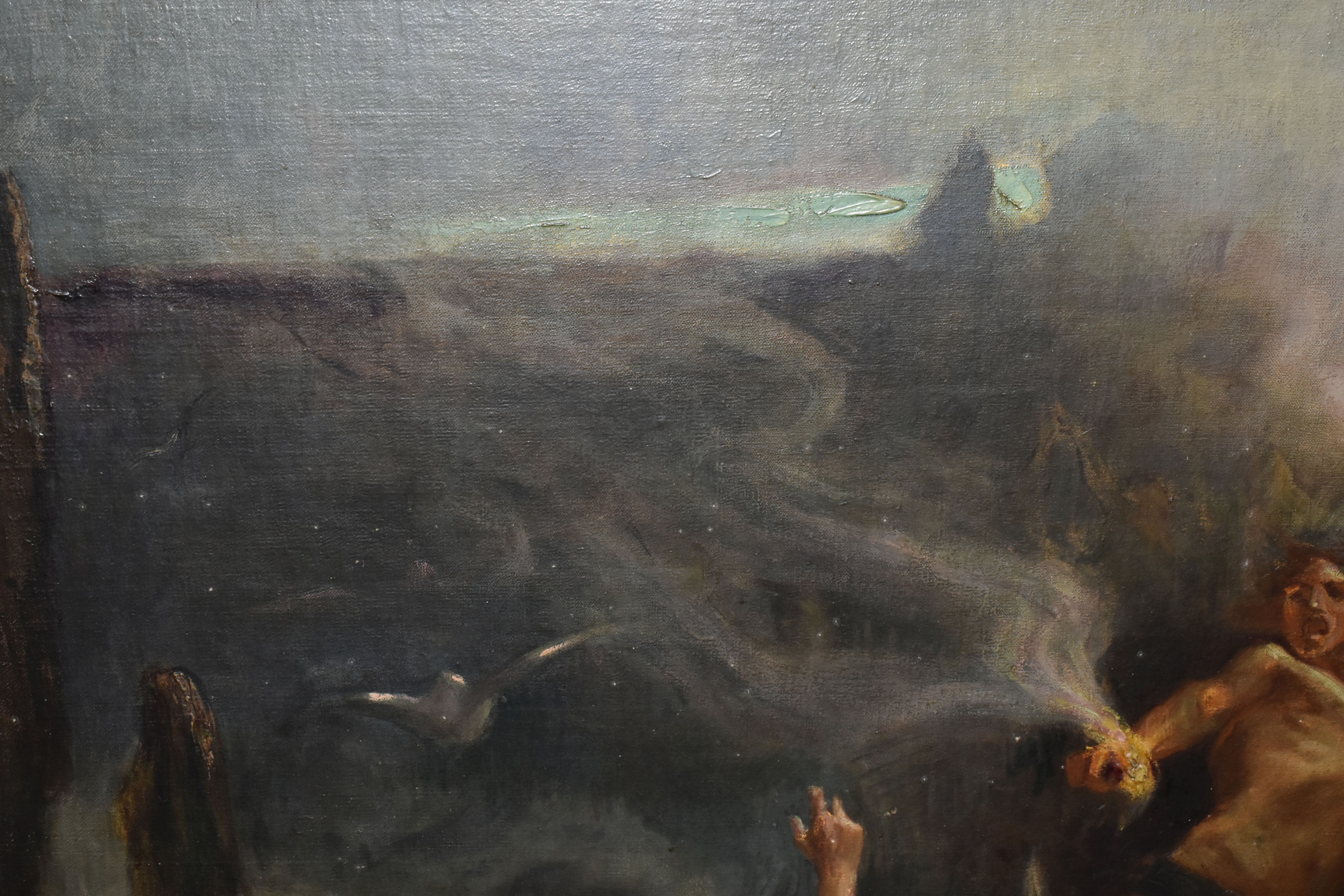 AFTER SIMONDY, THE TRIUMPH OF APHRODITE, mythical stormy seascape with horses, nymphs, seagulls - Image 13 of 23