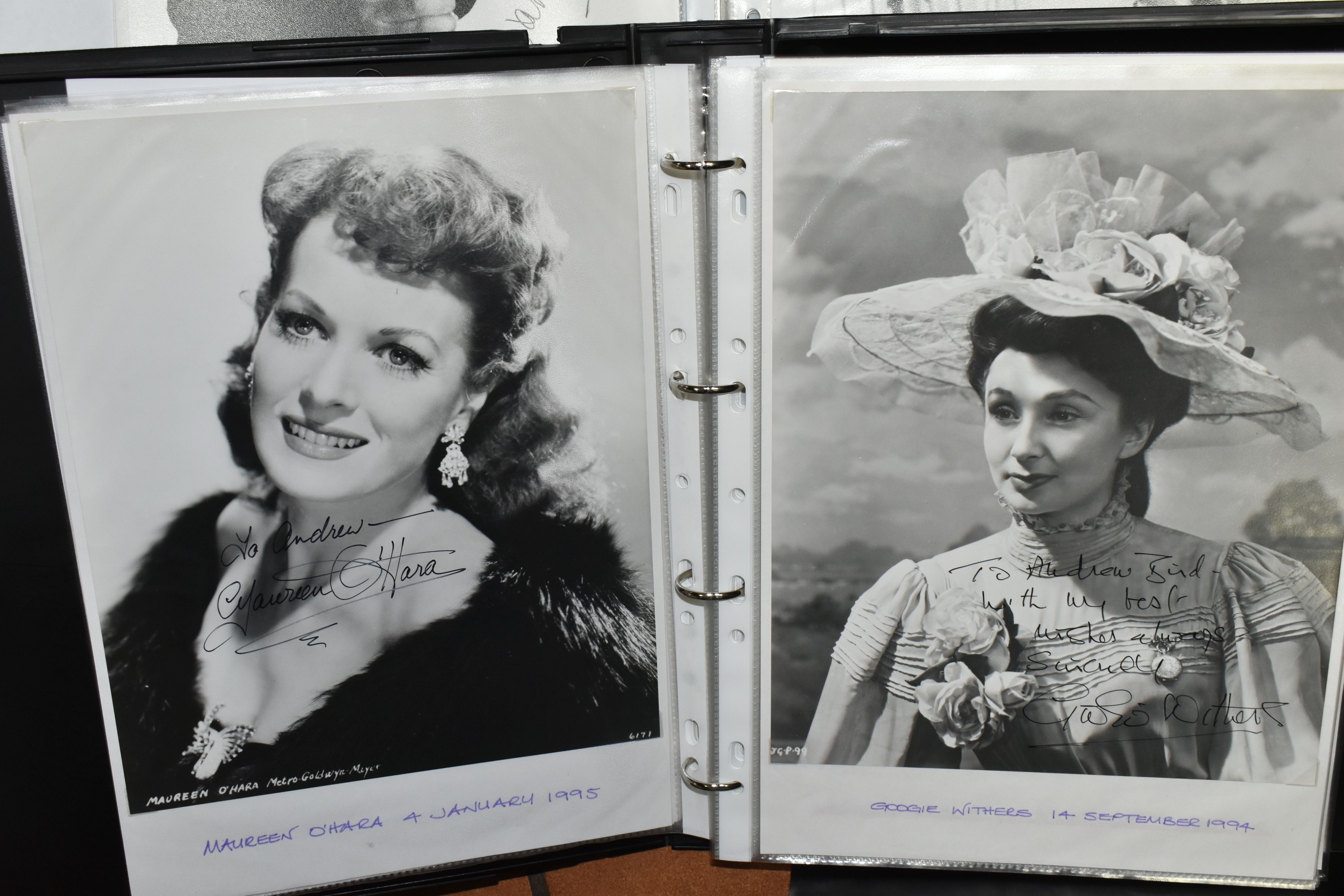 PHOTOGRAPH / AUTOGRAPH ALBUMS, Two Albums containing 155 photographs, photocards and letters, all of - Image 5 of 16