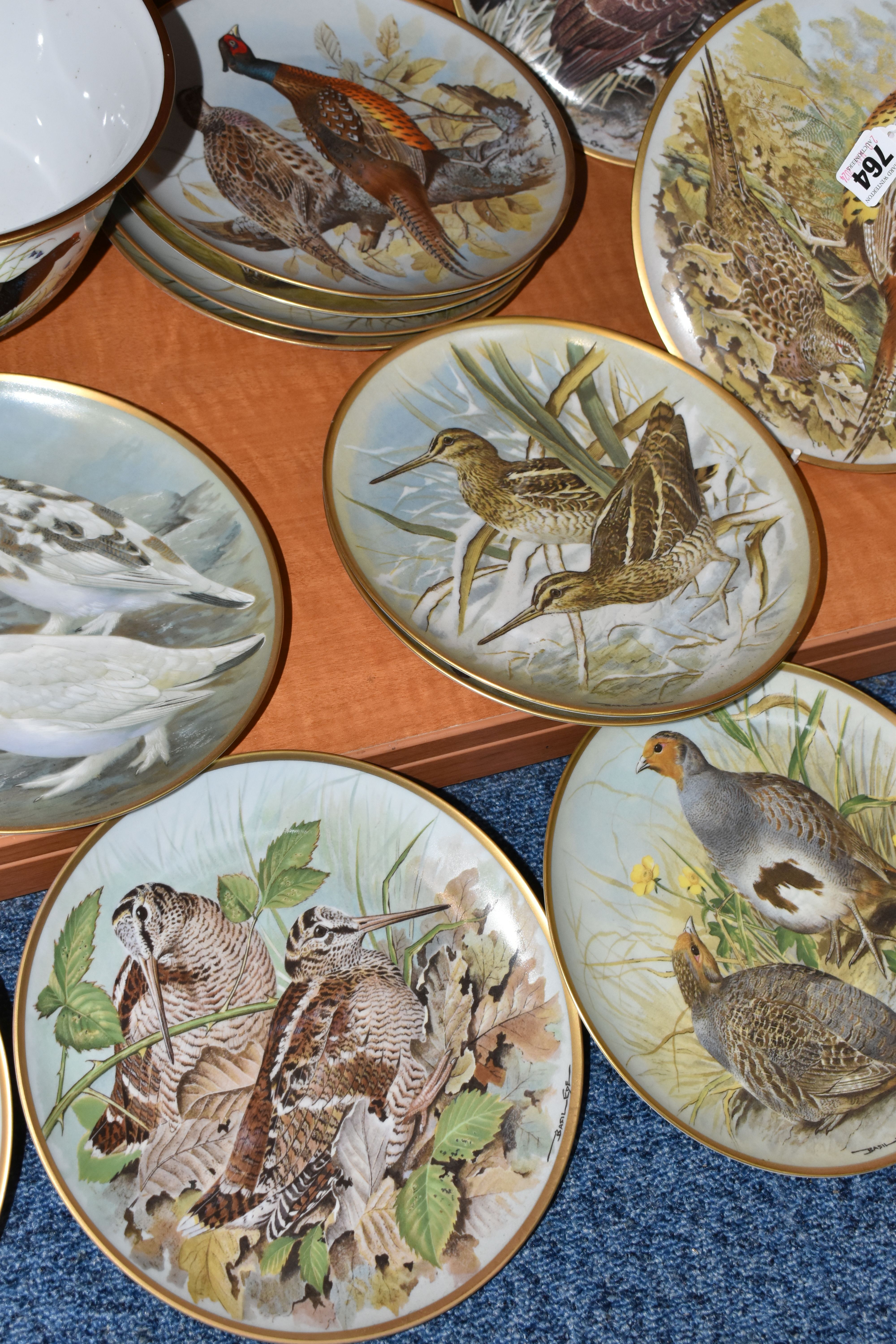 A COLLECTION OF TWELVE FRANKLIN PORCELAIN 'GAMEBIRDS OF THE WORLD' COLLECTORS PLATES AND TWO - Image 5 of 7