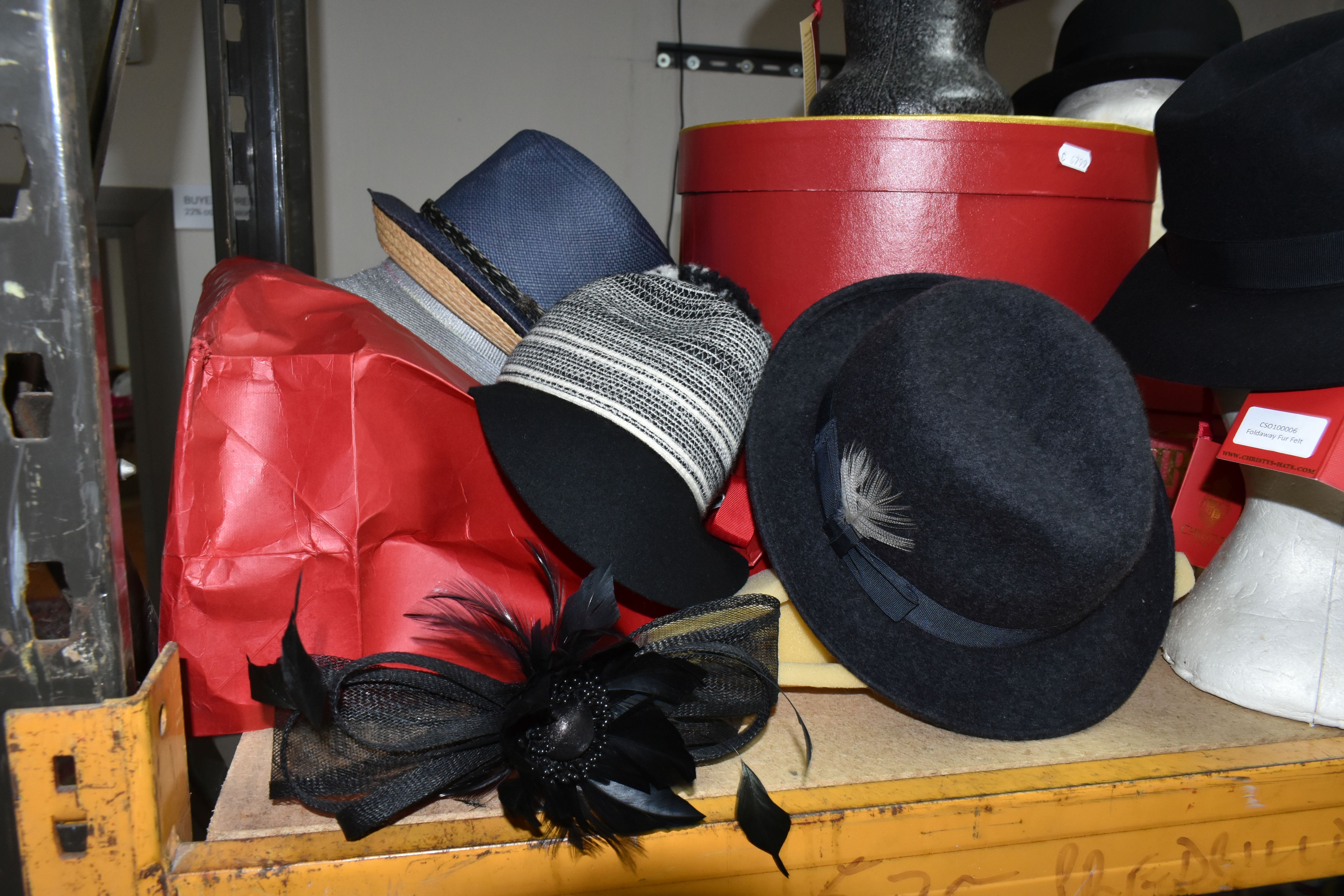 A LARGE COLLECTION OF HATS BY CHRISTY'S OF LONDON AND SIMILAR, comprising 100% wool felt trilbies, - Image 2 of 9
