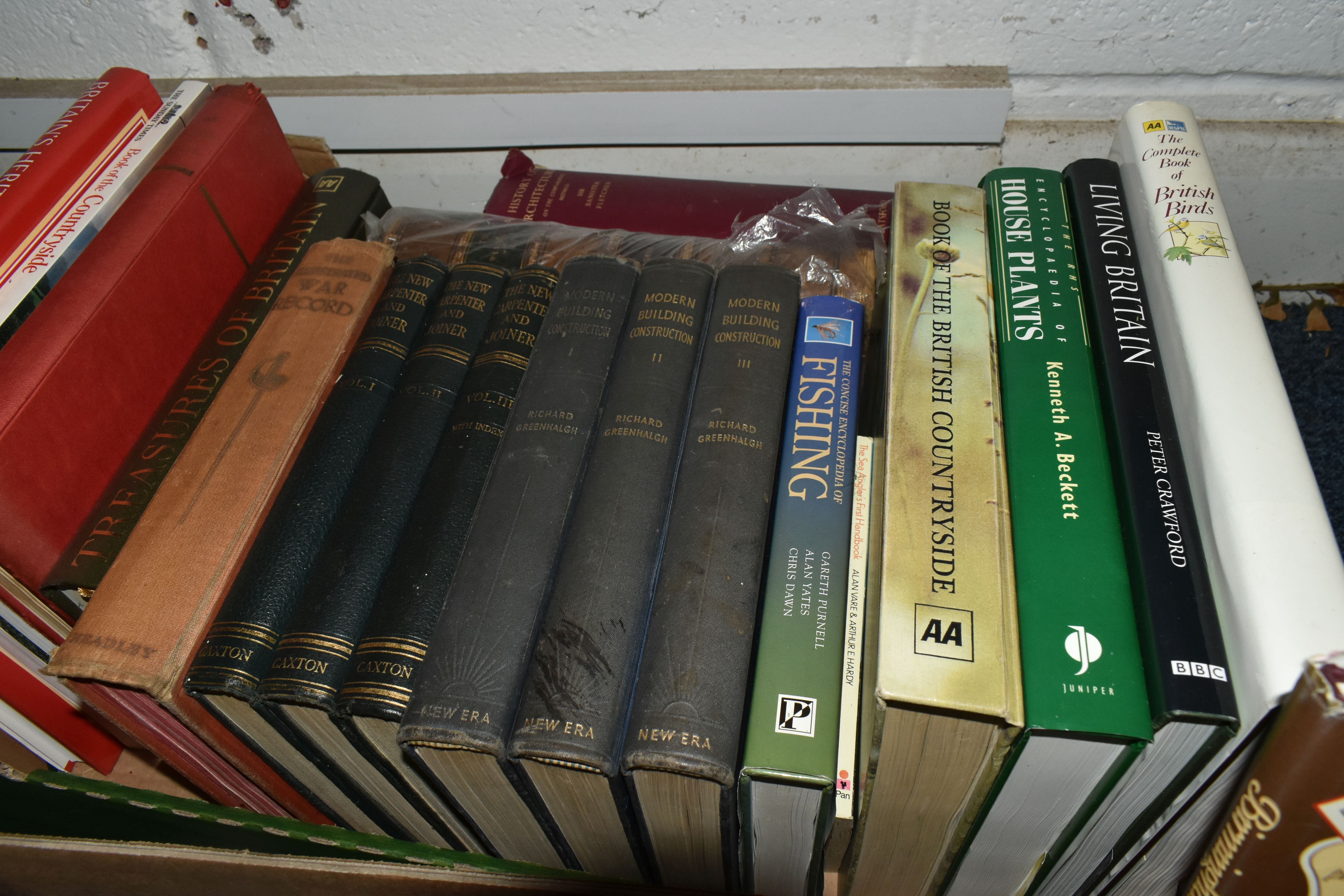 THREE BOXES OF BOOKS AND A SELECTION OF VINTAGE ORDNANCE SURVEY MAPS to include a selection of early - Image 4 of 4