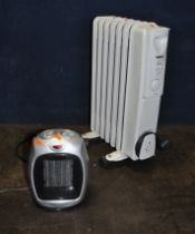 A BELDRAY OIL FILLED RADIATOR and a Homebase fan heater (both PAT pass and working)