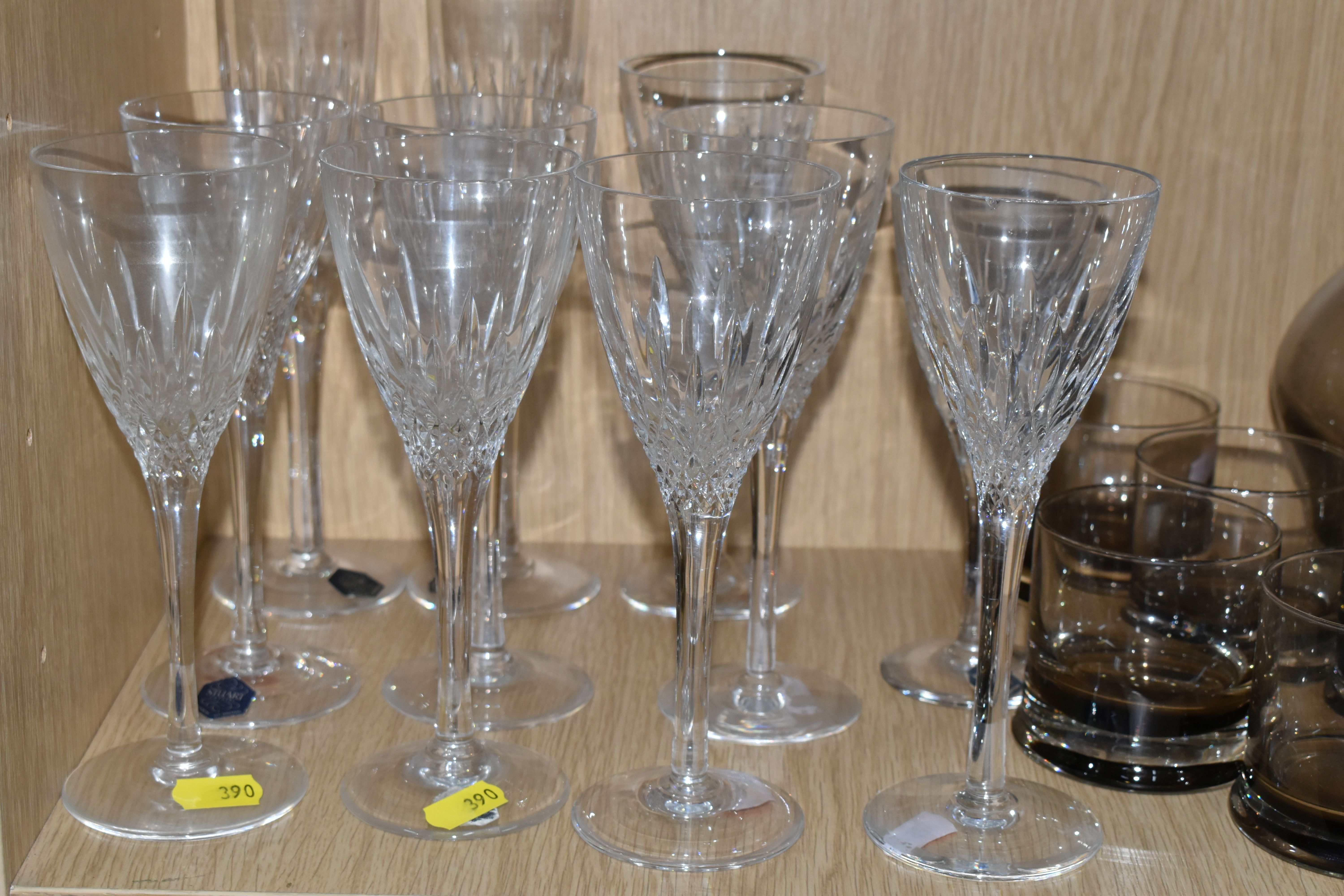 A QUANTITY OF GLASSWARE, comprising a Villeroy & Boch tumbler, two Tutbury Crystal tumblers, a mid- - Image 2 of 7
