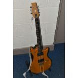 A WESTONE THUNDER 1 ELECTRIC GUITAR, ash body, maple neck, natural wood finish, serial number