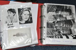 PHOTOGRAPH / AUTOGRAPH ALBUMS, Two Albums containing 265 photographs, photocards, compliment slips