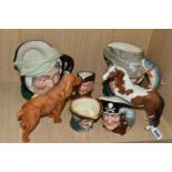 A GROUP OF NAMED CERAMICS, comprising a Beswick 'Red Setter', a Beswick brown and white Pinto horse,