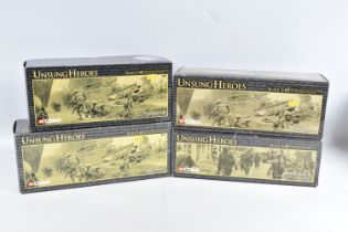 FOUR BOXED CORGI CLASSICS UNSUNG HEROES VIETNAM SERIES II AND SERIES III HELICOPTER MODELS, 1/48