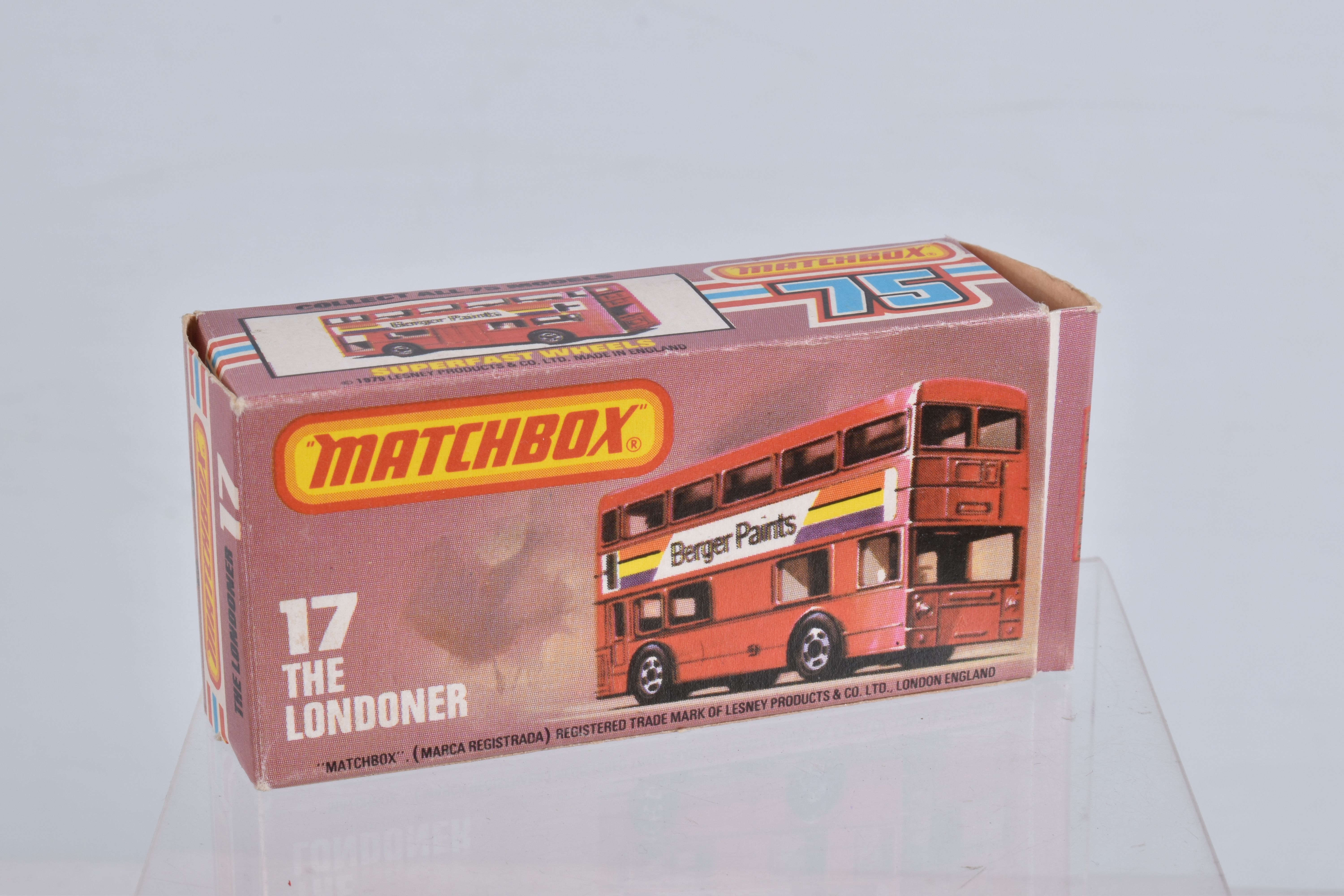 SEVEN BOXED MATCHBOX SUPERFAST DIECAST MODEL VEHICLES, the first a new no. 65 Airport Coach, - Image 10 of 45