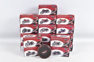 SEVENTEEN BOXED ATLAS EDITIONS 1/24 SCALE CLASSIC MOTORBIKES, to include model numbers 4 658 125,