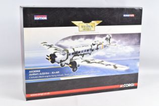 A BOXED 1/72 SCALE DIECAST CORGI AVIATION ARCVHIVE MODEL AIRCRAFT, Junkers Ju/m- RJ+NP numbered