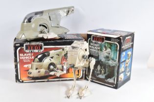 TWO BOXED 1983 STAR WARS RETURN OF THE JEDI VEHICLES, the first a Slave I Vehicle Boba Fett