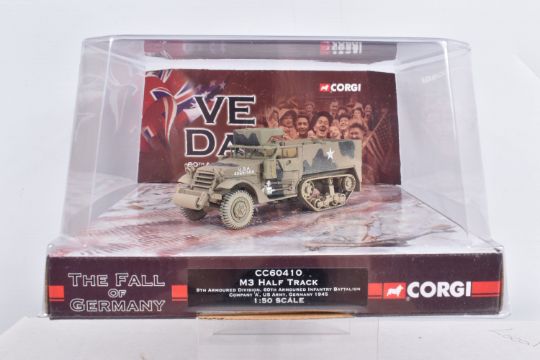 FIVE BOXED CORGI CLASSICS VE DAY - THE FALL OF GERMANY MILITARY VEHICLES, all 1/50 scale, Krauss- - Image 4 of 11