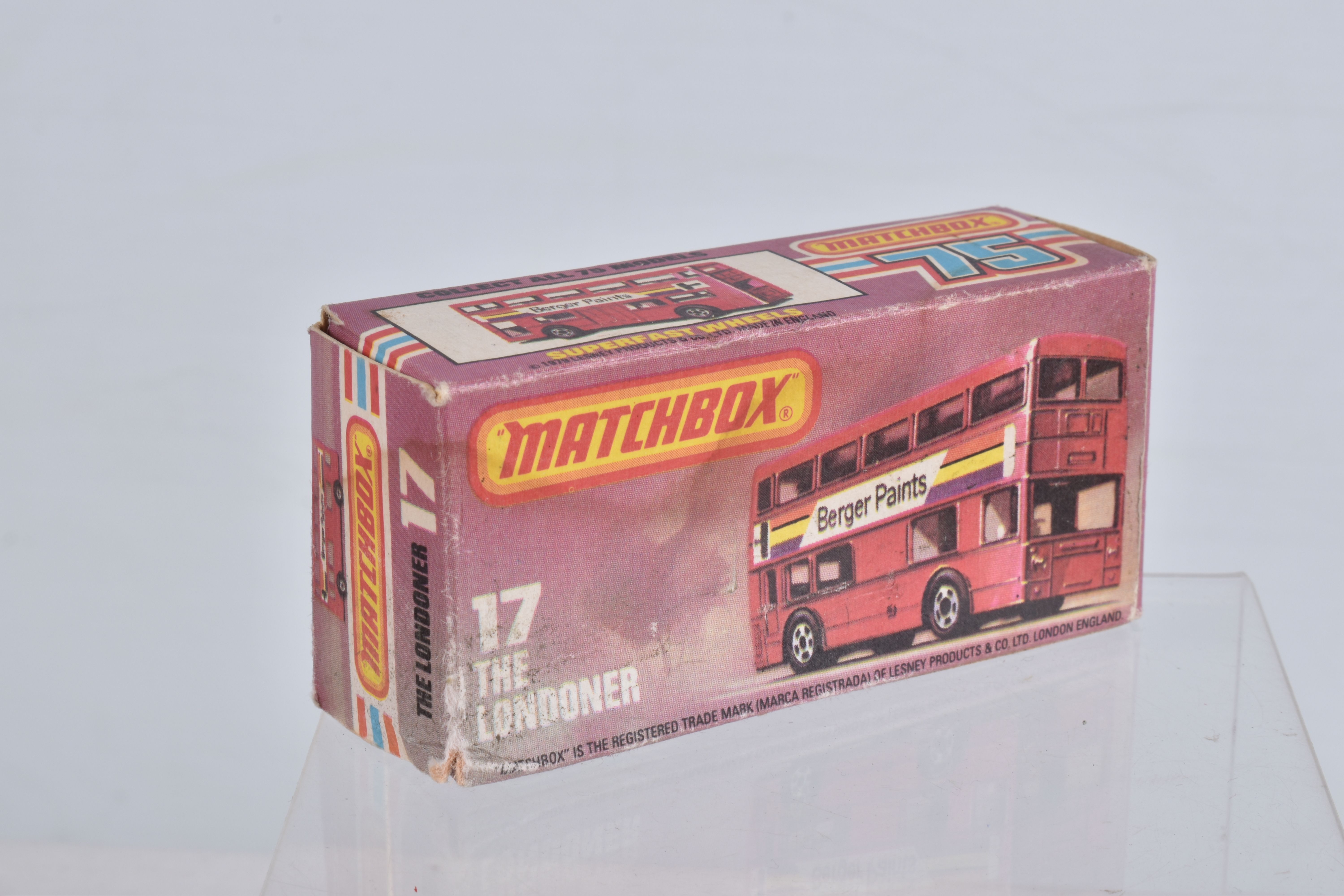 SEVEN BOXED MATCHBOX SUPERFAST DIECAST MODEL VEHICLES, the first a new no. 65 Airport Coach, - Image 16 of 45