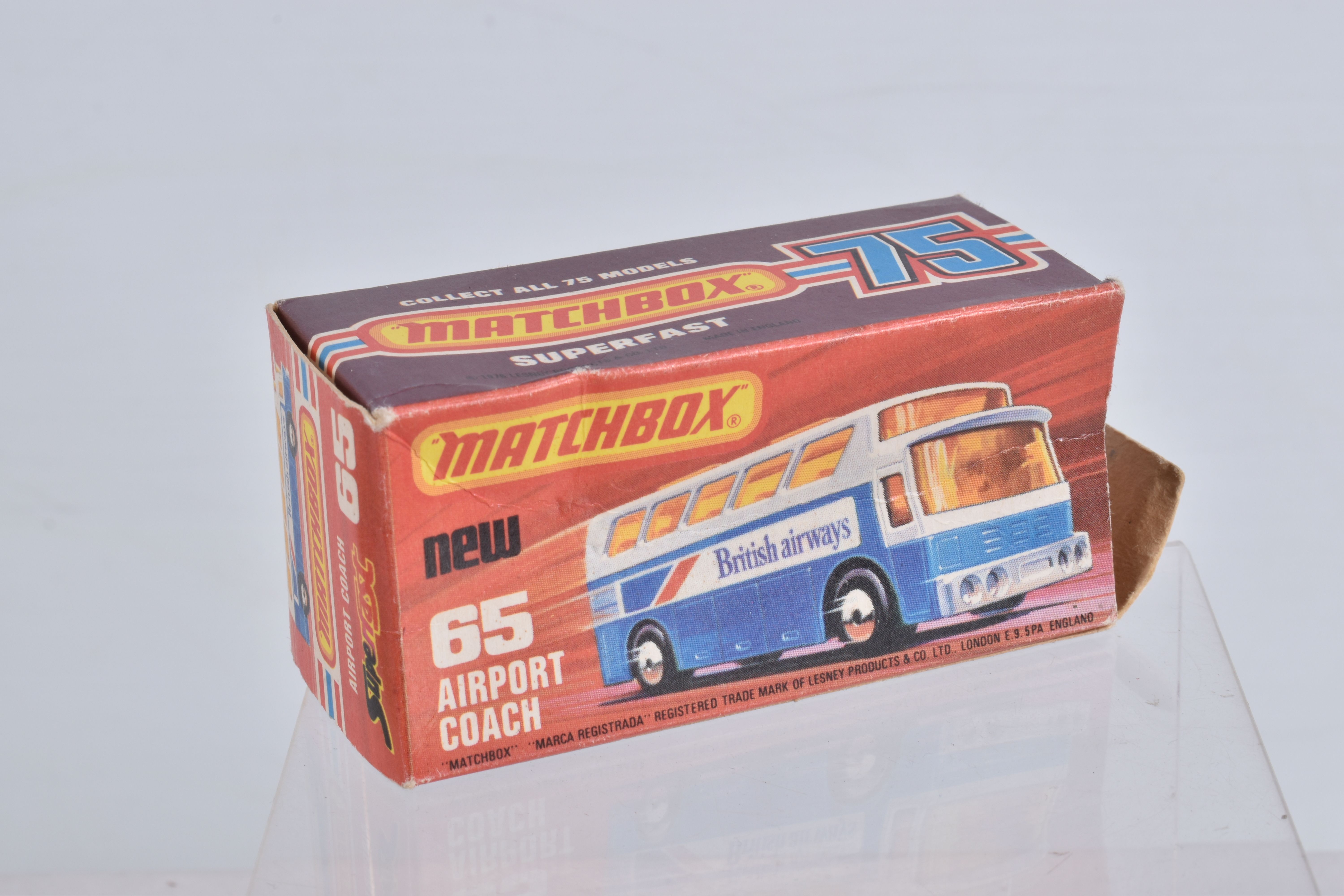 SEVEN BOXED MATCHBOX SUPERFAST DIECAST MODEL VEHICLES, the first a new no. 65 Airport Coach, - Image 35 of 45