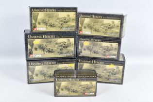 SEVEN BOXED CORGI CLASSICS UNSUNG HEROES MILITARY VEHICLES, Vietnam Series II M48 A3 Tank - US