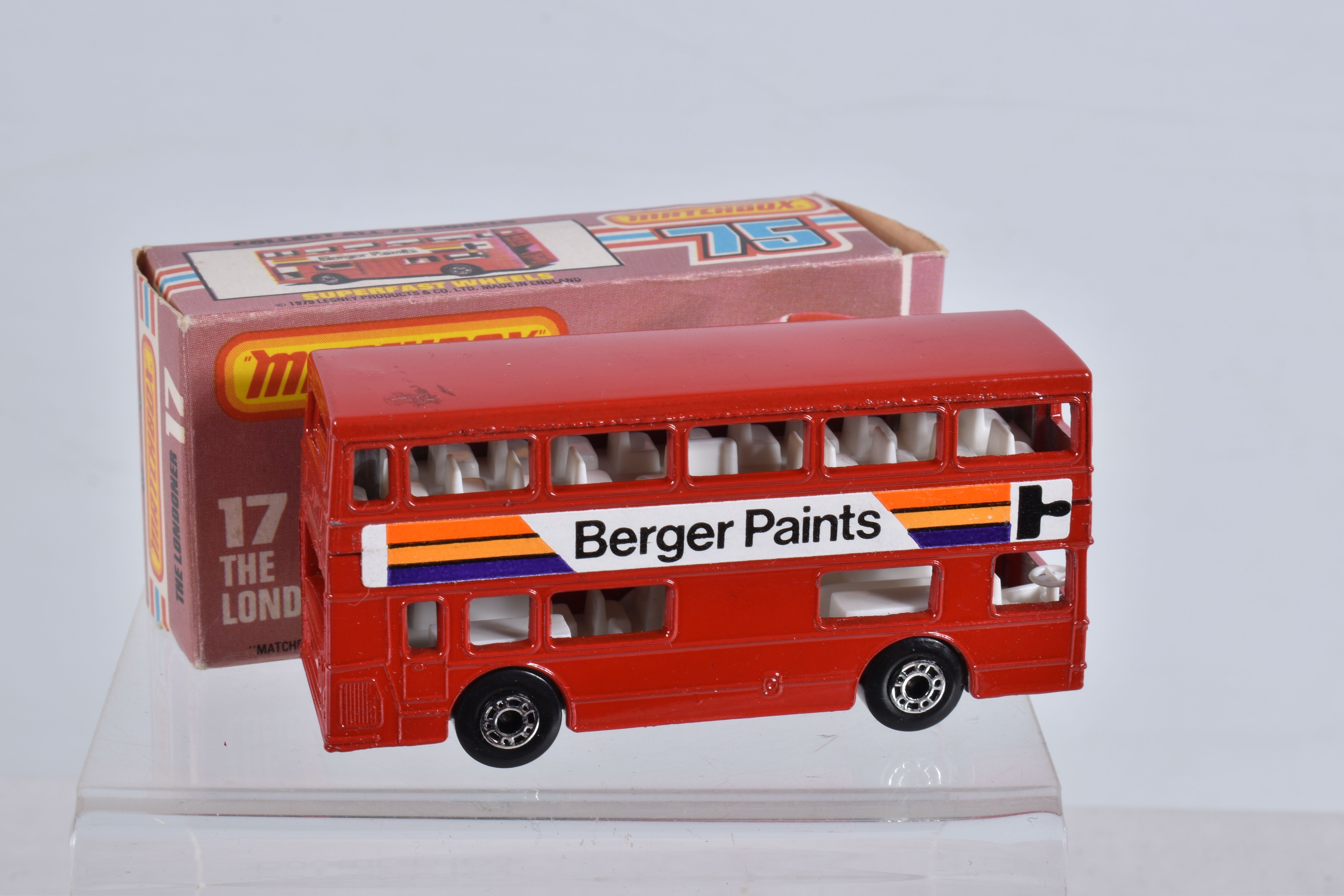 SEVEN BOXED MATCHBOX SUPERFAST DIECAST MODEL VEHICLES, the first a new no. 65 Airport Coach, - Image 9 of 45