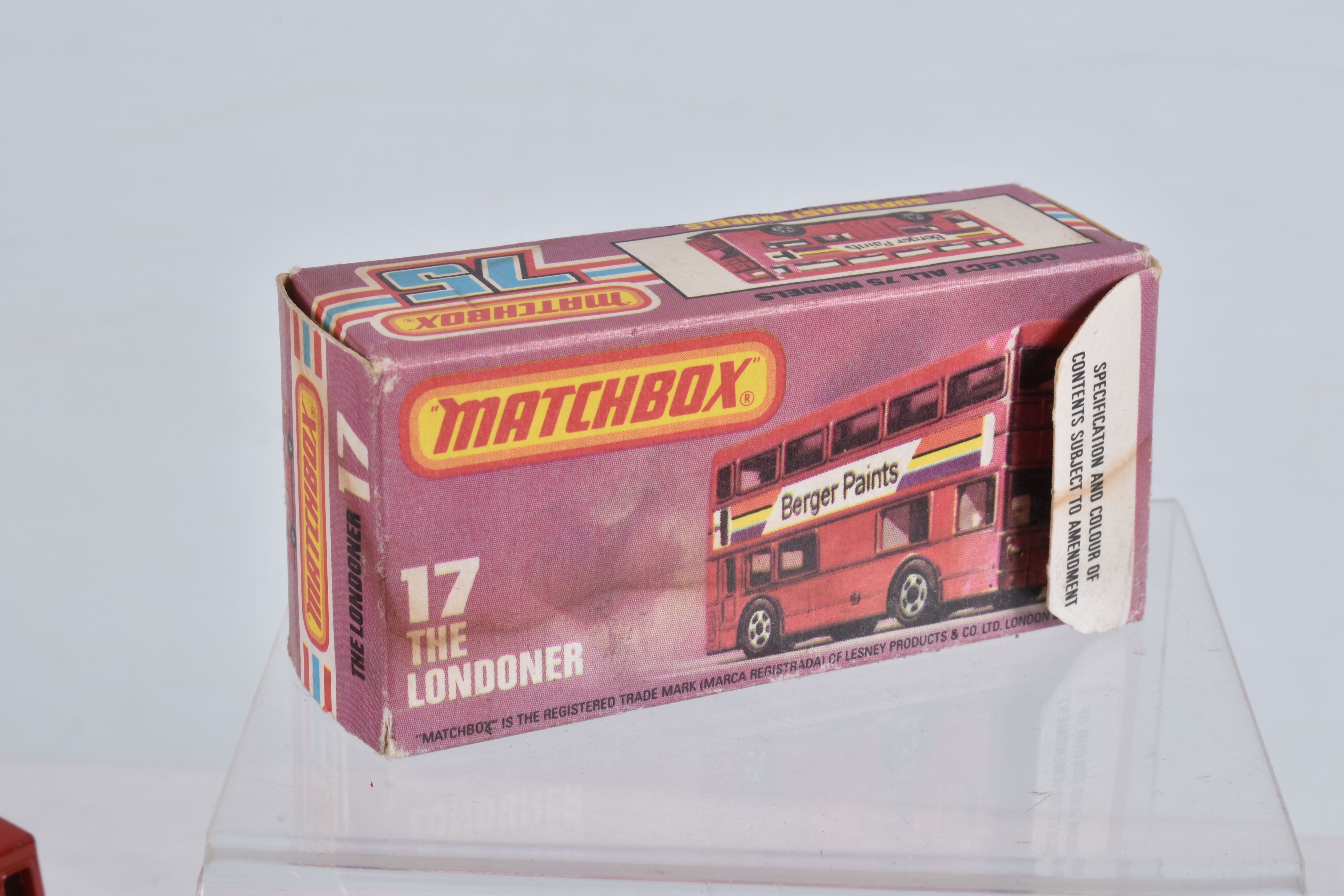 SEVEN BOXED MATCHBOX SUPERFAST DIECAST MODEL VEHICLES, the first a new no. 65 Airport Coach, - Image 17 of 45