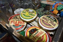 FOUR BOXES OF ASSORTED SUNDIRES to include a collection of Lurpak novelty breakfast ware