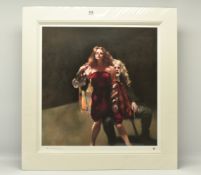 ROBERT LENKIEWICZ (1941-2002) 'THE PAINTER WITH JANINE PECORINI', an artist proof edition proof