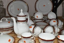 A QUANTITY OF ROYAL GRAFTON 'MAJESTIC' PATTERN DINNERWARE, comprising a coffee pot, covered