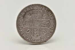 A 1676 CHARLES II CROWN COIN V OCTAVO (SOME WARE) 29.02 grams