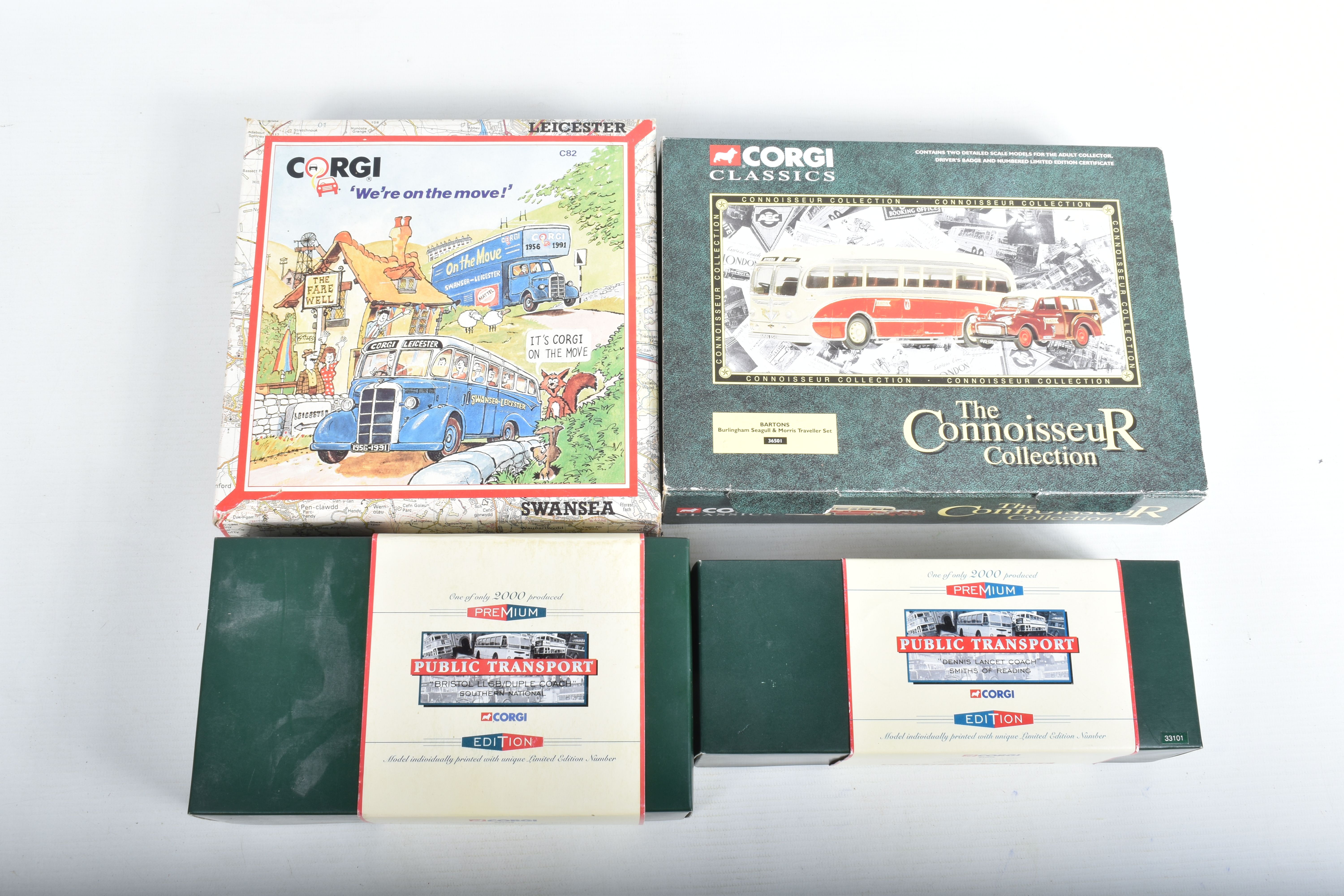 FOURTEEN BOXED DIE CAST LIMITED EDITION MODEL BUSES AND COACHES, to include a Corgi Burlingham - Image 4 of 4