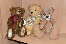 THREE LIMITED EDITION TEDDY BEARS, comprising a Merrythought 'Gloopy' limited edition numbered 18/