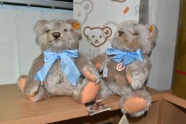 TWO STEIFF 'CLASSIC JACKIE' TEDDY BEARS, no 003516, each fully jointed, with caramel 'fur',