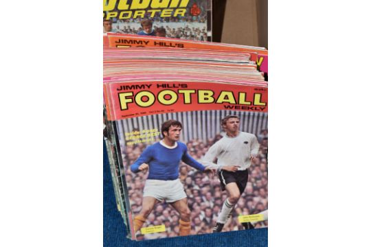 A COLLECTION OF FOOTBALL MAGAZINES AND ANNUALS ETC., majority from the late 1960's onwards, - Image 5 of 11