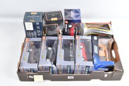NINE BOXED 1:24 SCALE DIECAST MODEL SPORTS CARS, to include four VTG Sunnyside Superior Turbos, a