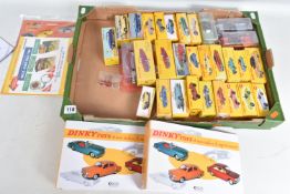 A QUANTITY OF BOXED ATLAS EDITIONS REPRODUCTION DINKY TOYS CAR MODELS, mixture of British and French