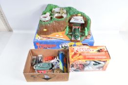 A BOXED VIVID IMAGINATIONS THUNDERBIRDS TRACY ISLAND ELECTRONIC PLAYSET, No.58215, appears