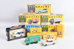 A QUANTITY OF BOXED AND UNBOXED LLEDO AND CORGI CLASSICS VANGUARDS MODELS, to include boxed