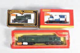 THREE BOXED OO GAUGE LOCOMOTIVES, Tri-ang Hornby class 37 No.D6830, B.R. green livery (R751), Hornby