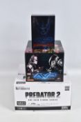A COLLECTION OF PREDATOR AND ALIEN VS PREDATOR FIGURE KITS, to include a shop display box Kotobukiya