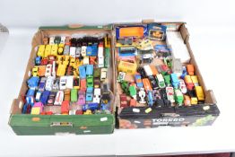 A QUANTITY OF BOXED AND UNBOXED MODERN DIECAST VEHICLES, to include Matchbox Leyland Titan London