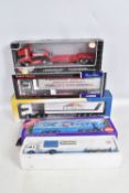 FIVE BOXED ASSORTED MODERN TRUCK MODELS, to include Corgi Classics Scania 4 Series Curtainside -