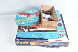 A BOXED POLISTIL ELECTRIC SLOT CAR RACING SET, No.A2, 1/32 scale, late 1970's, not tested, appears