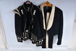 A MODERN ROYAL CORPS OF TRANSPORT MESS DRESS JACKET AND TROUSERS AND ANOTHER JACKET, the Mess