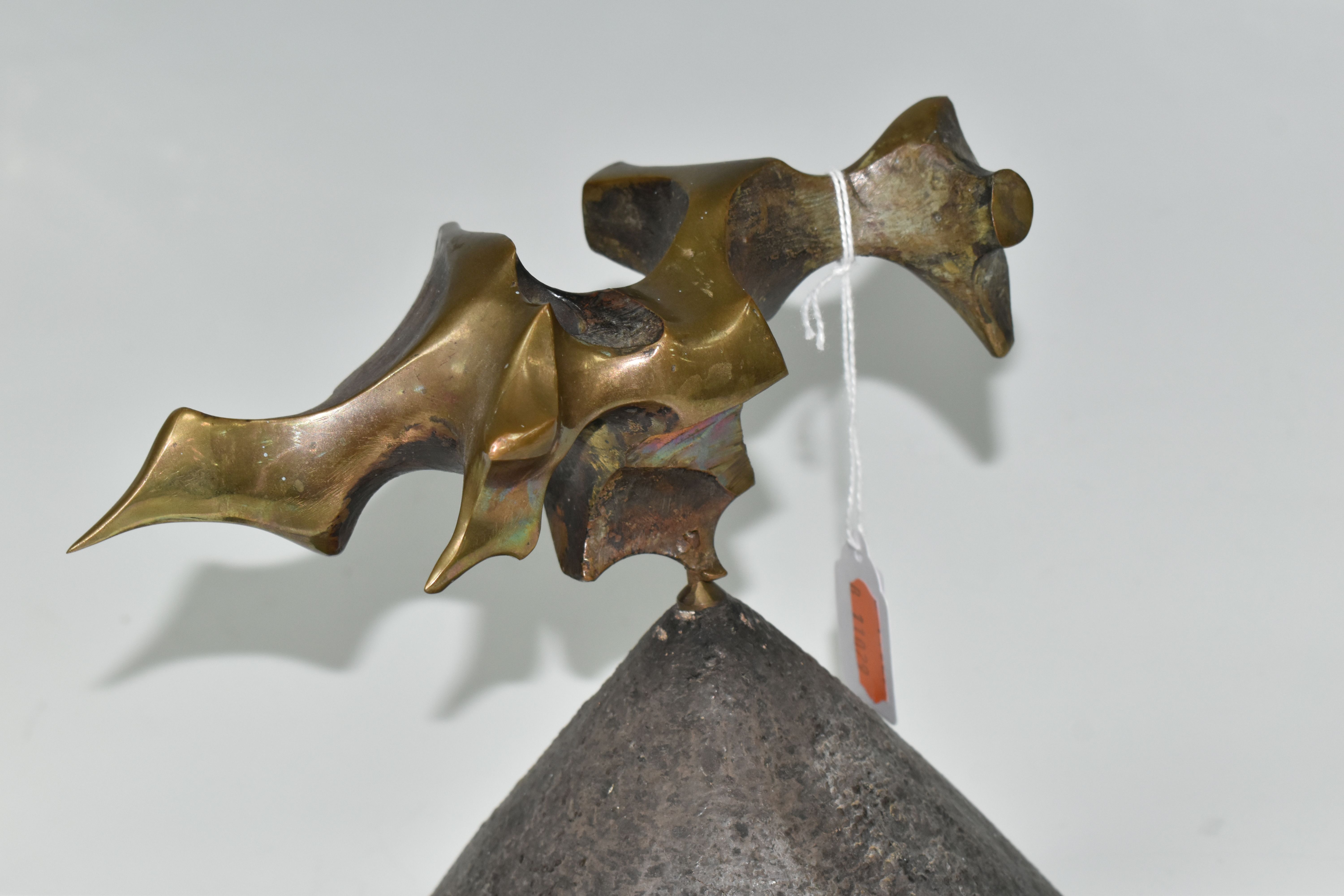 ATTRIBUTED TO GEORGE PICKARD (1929-1993) 'Valkyries II', an abstract bronze, appears unsigned, on - Image 3 of 6