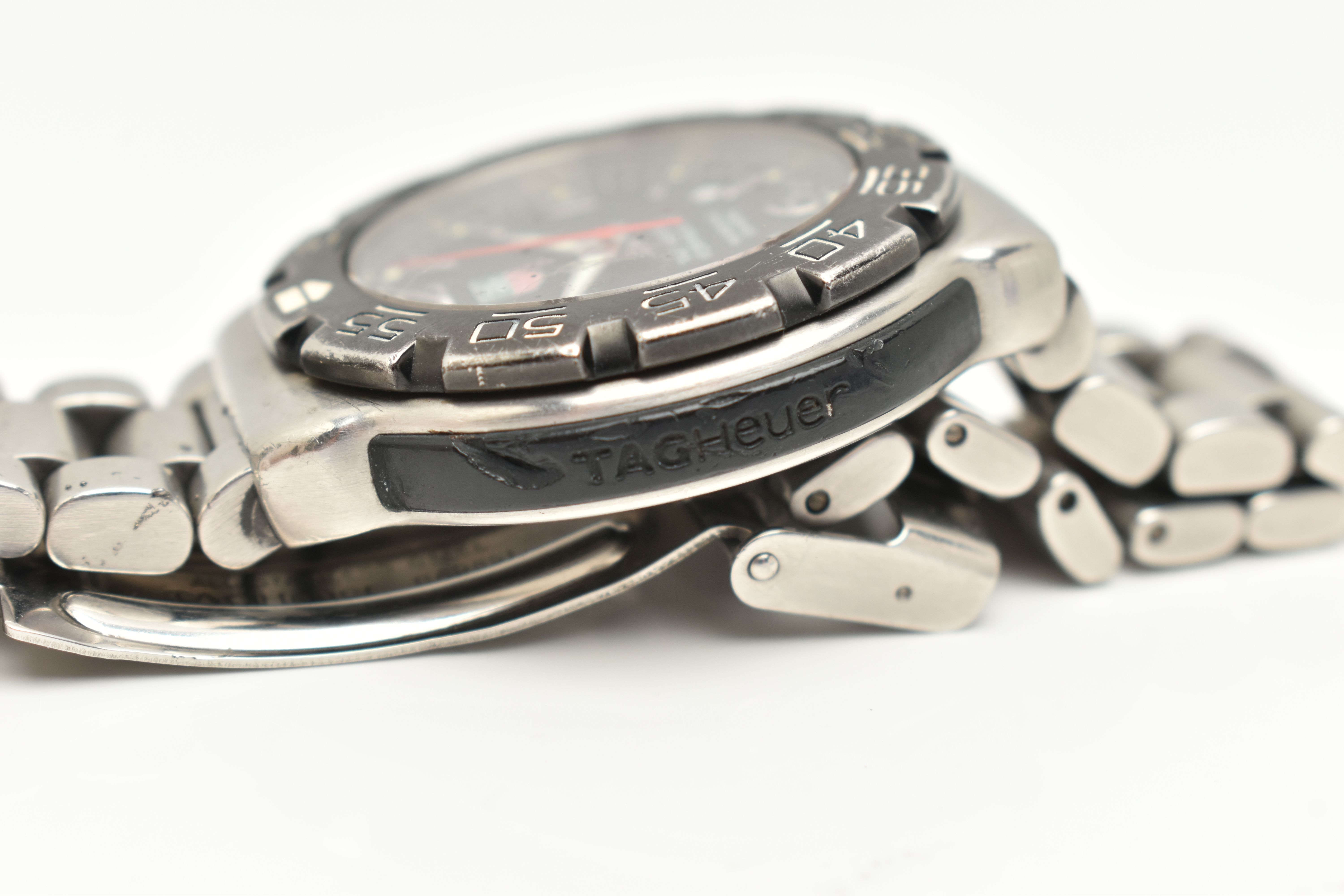 A 'TAG HEUER' FORMULA 1 WRISTWATCH, quartz movement, round black dial signed 'Tag Heuer', baton - Image 8 of 8