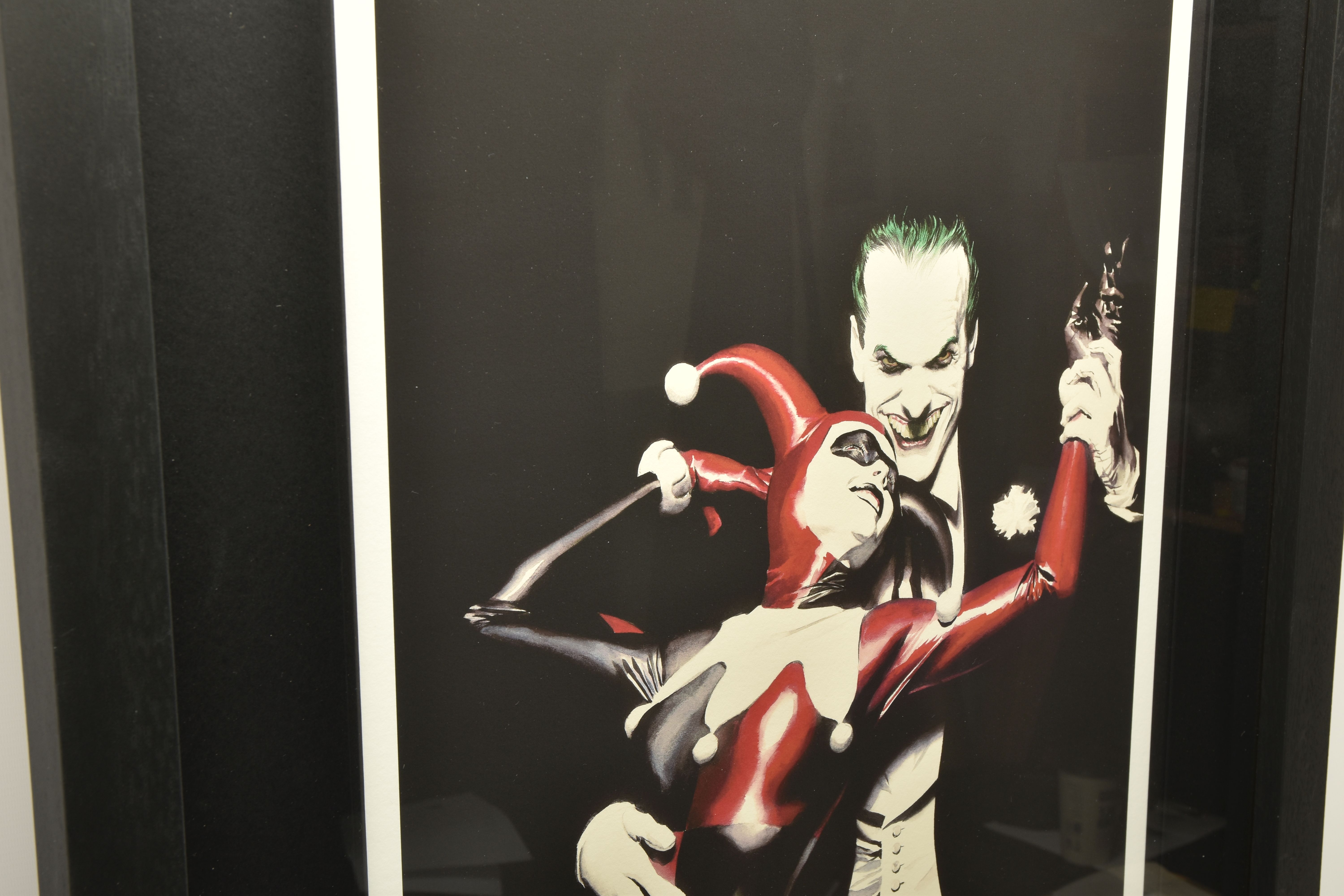 ALEX ROSS (AMERICAN CONTEMPORARY) 'TANGO WITH EVIL' the Clown Prince and Harley Quinn, signed - Image 3 of 7